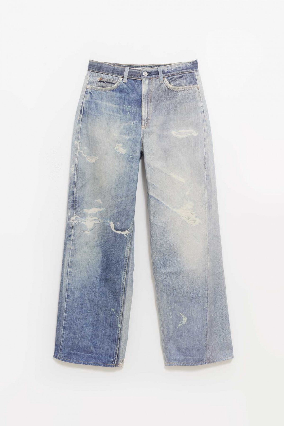 OUR LEGACY DIGITAL DENIM PRINT FULL CUT TROUSER IAMNUE