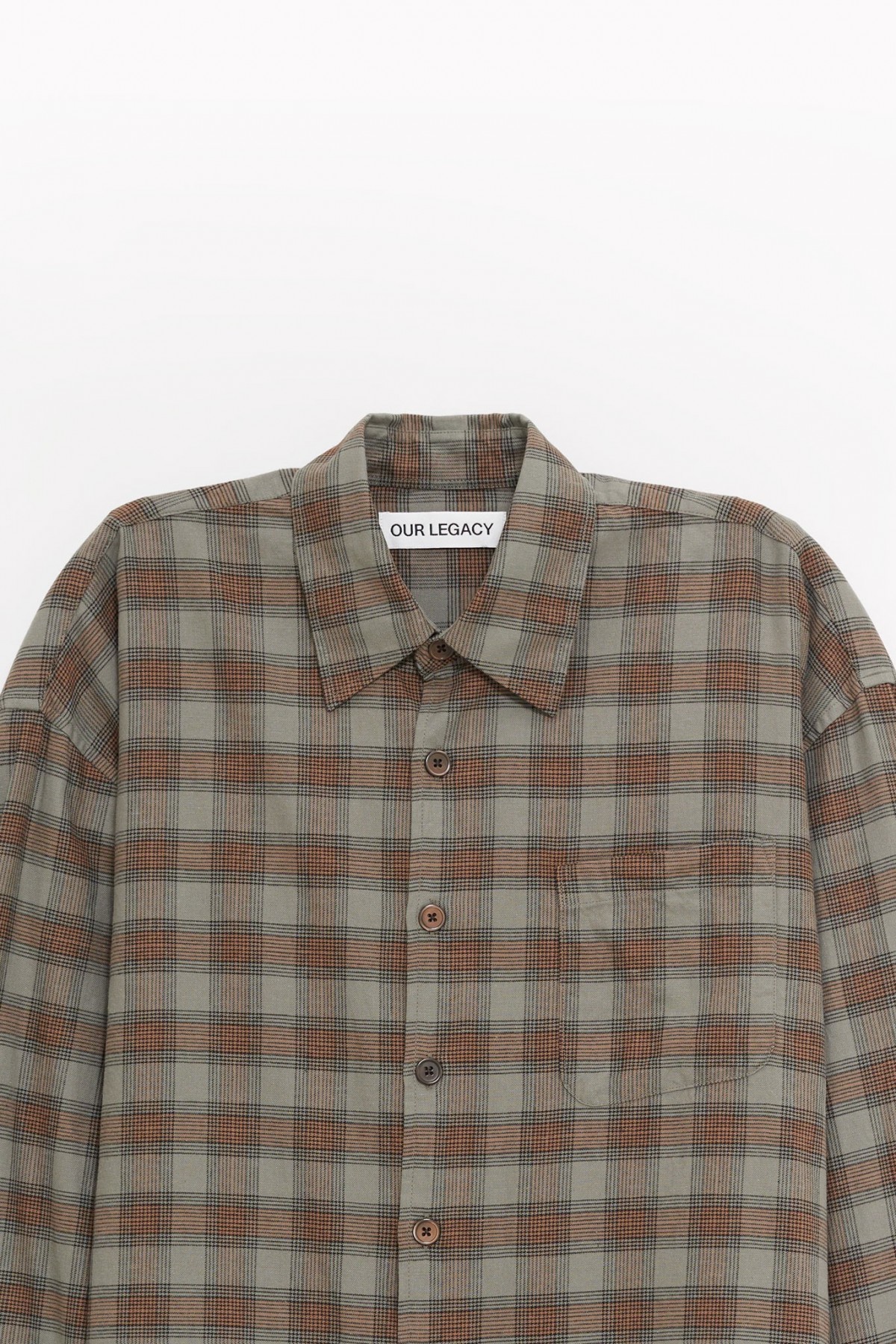 OUR LEGACY IOWA FLANNEL BORROWED SHIRT IAMNUE