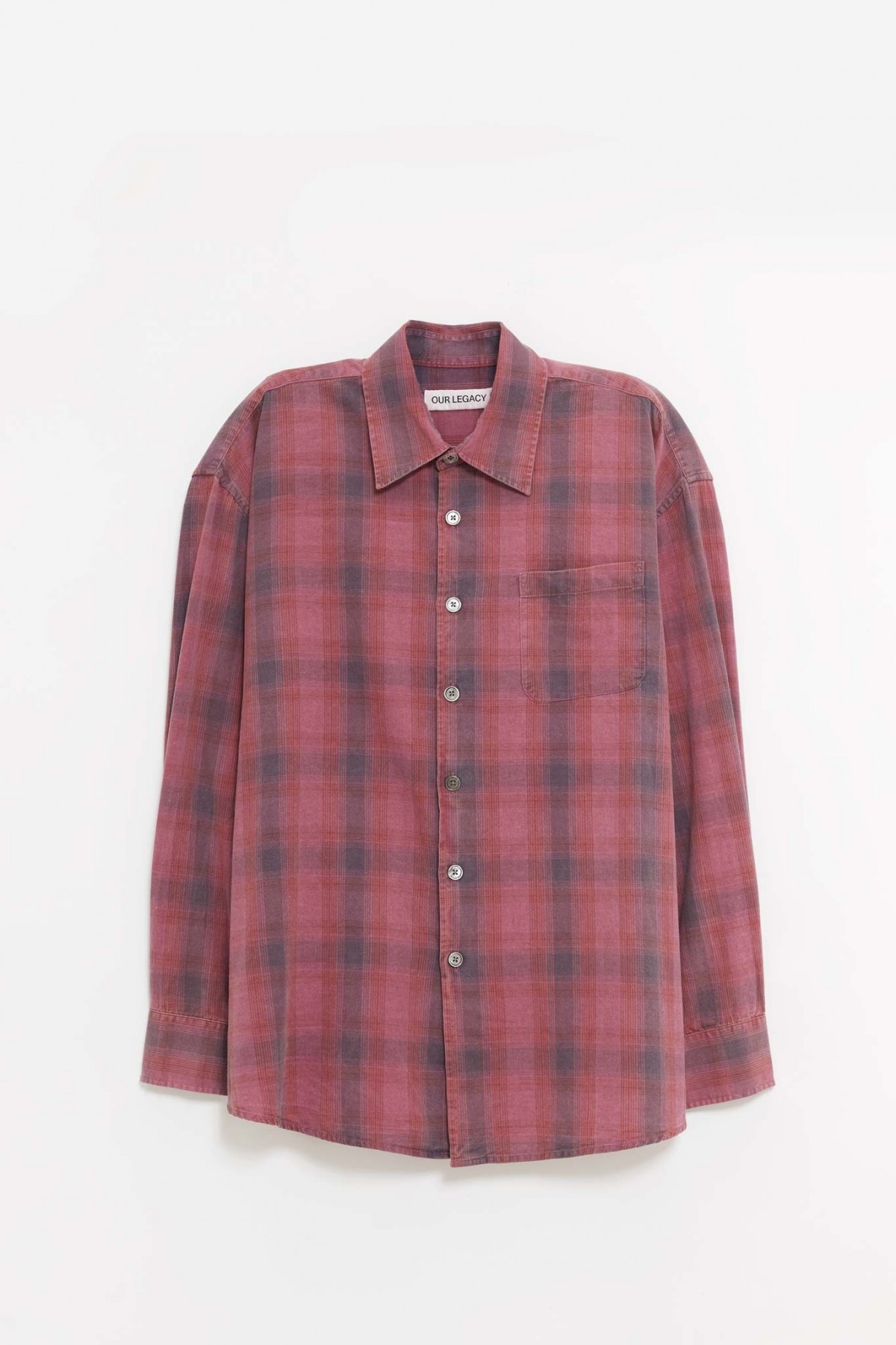 OUR LEGACY IDAHO FLANNEL BORROWED SHIRT IAMNUE
