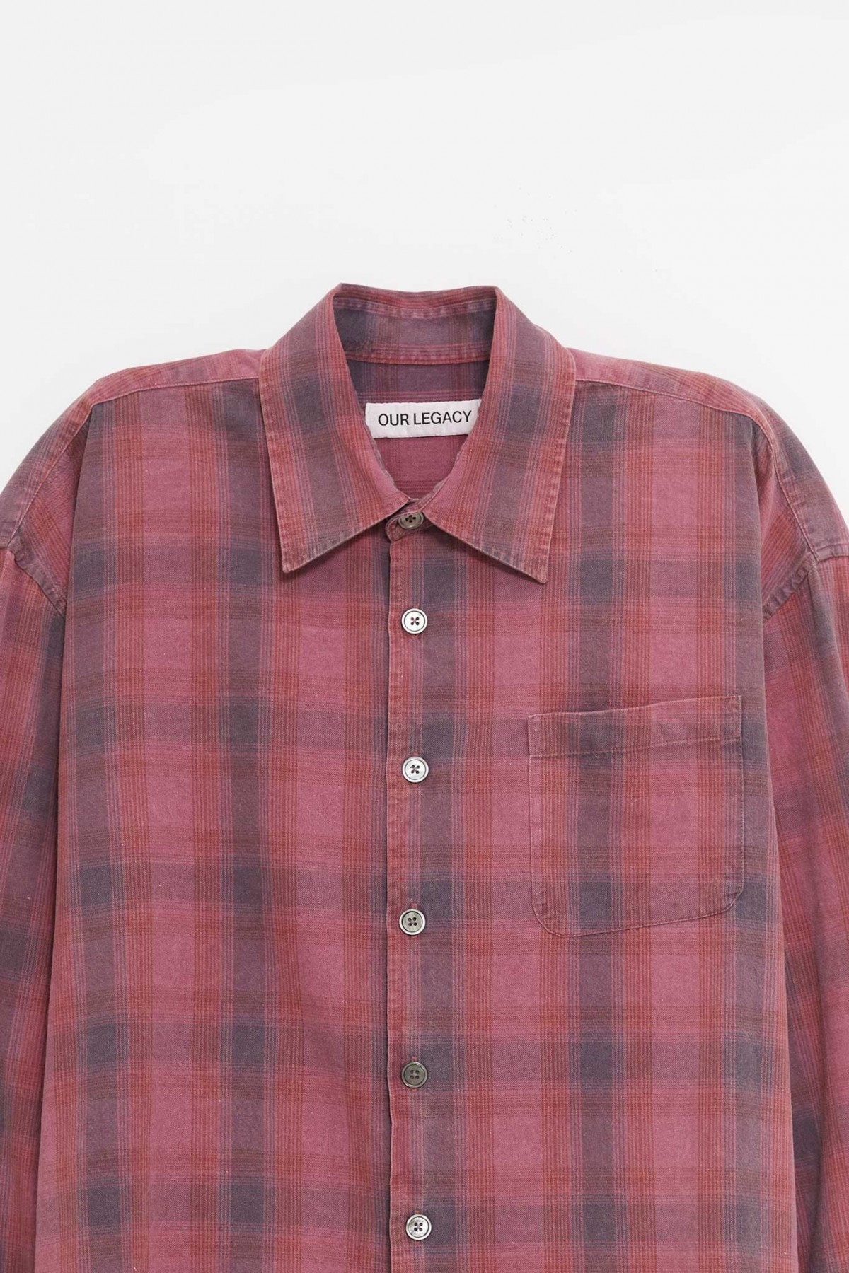 OUR LEGACY IDAHO FLANNEL BORROWED SHIRT IAMNUE