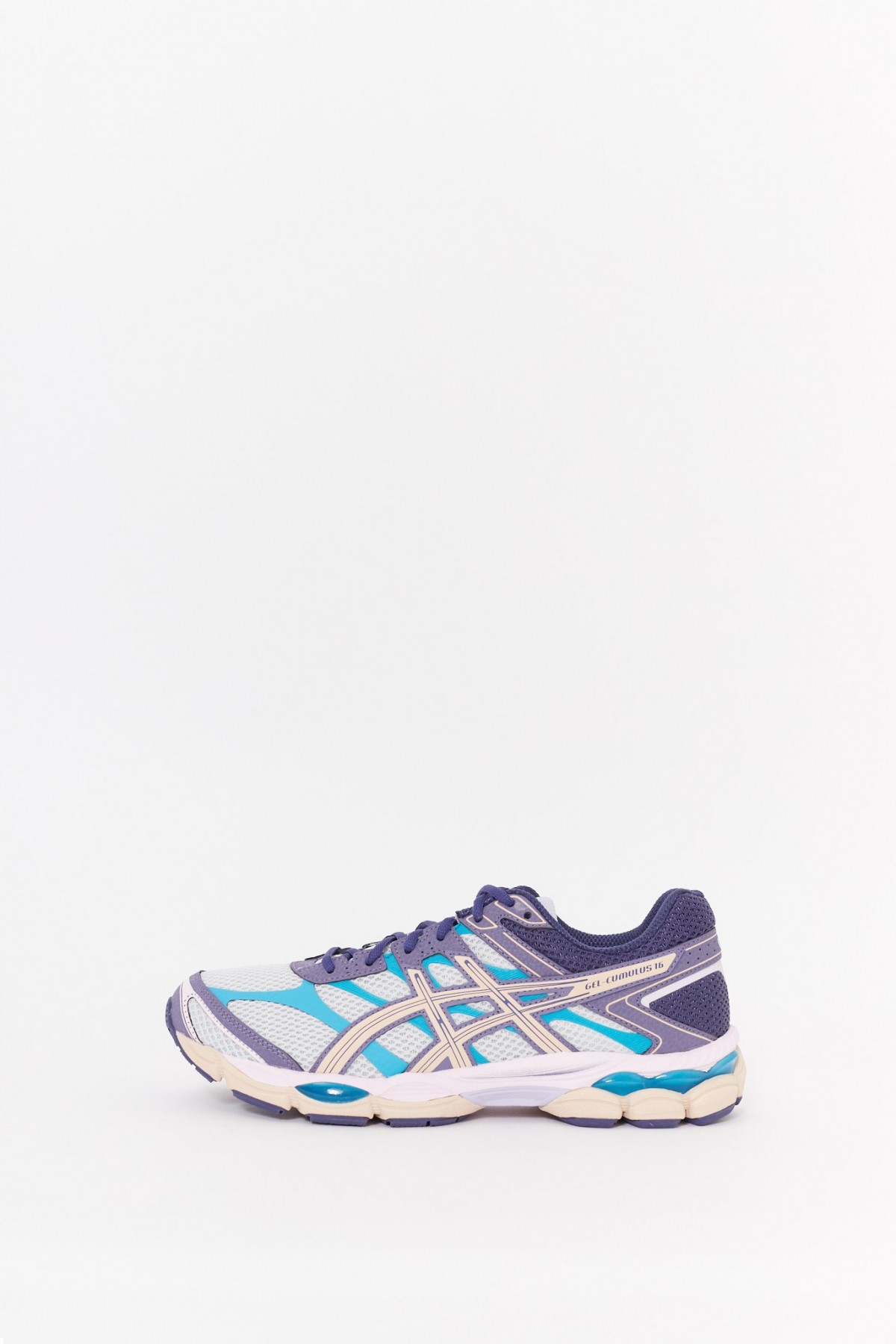ASICS CLOUD GREY GEL CUMULUS 16 SNEAKERS IAMNUE