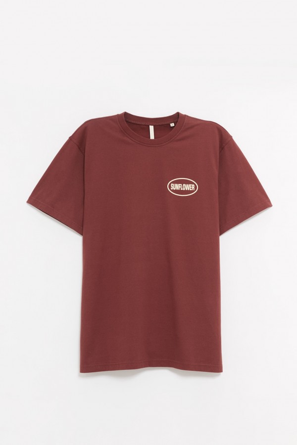 SUNFLOWER FIRE BRICK EASY HOURS T-SHIRT IAMNUE