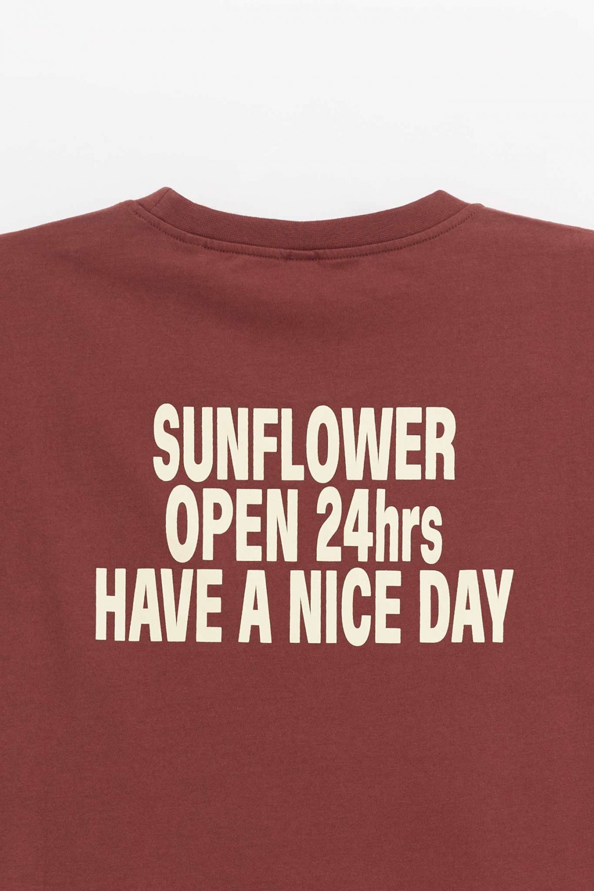 SUNFLOWER FIRE BRICK EASY HOURS T-SHIRT IAMNUE