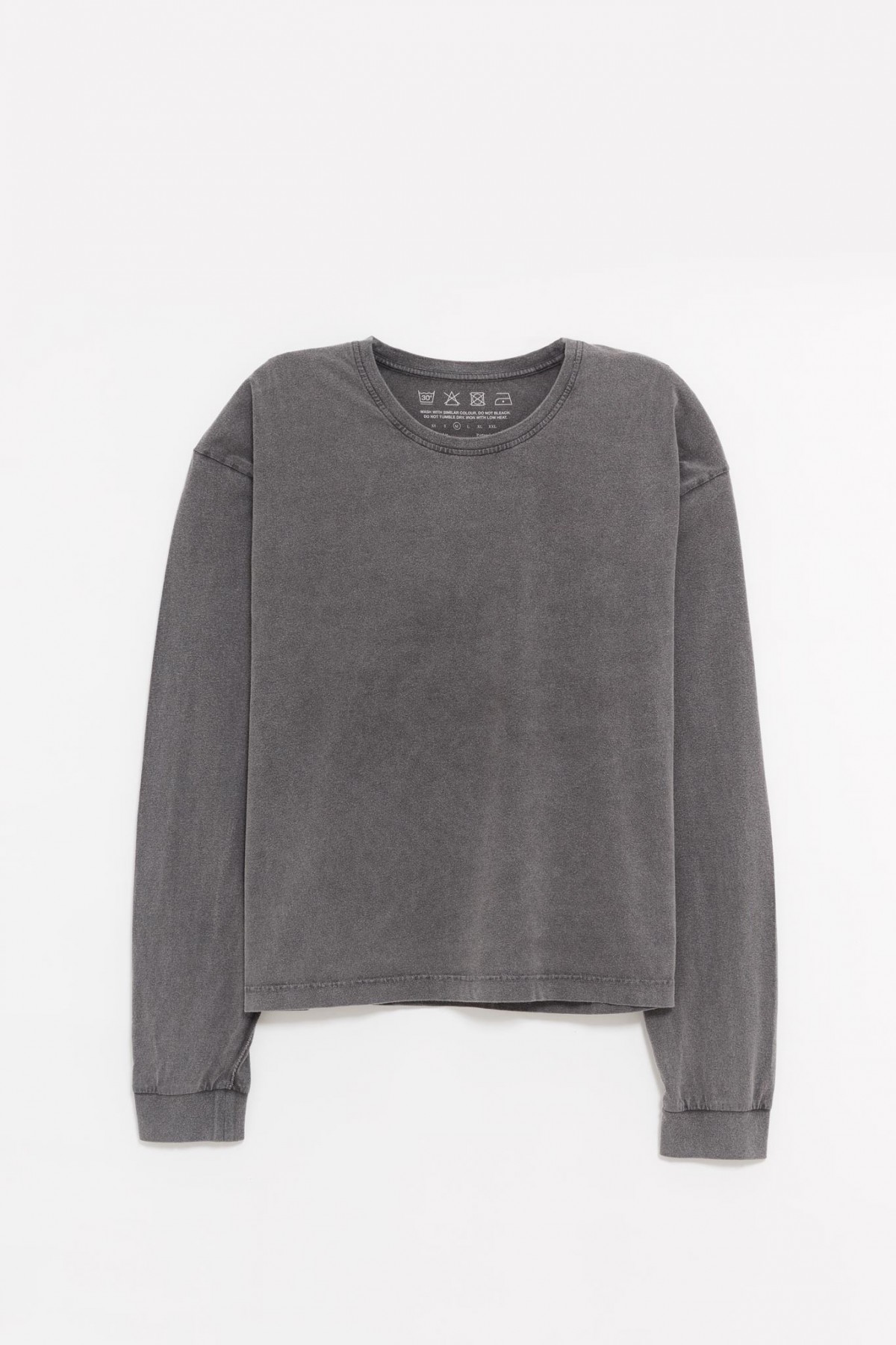 MFPEN WASHED GRAPHITE RELAXED LS T-SHIRT IAMNUE