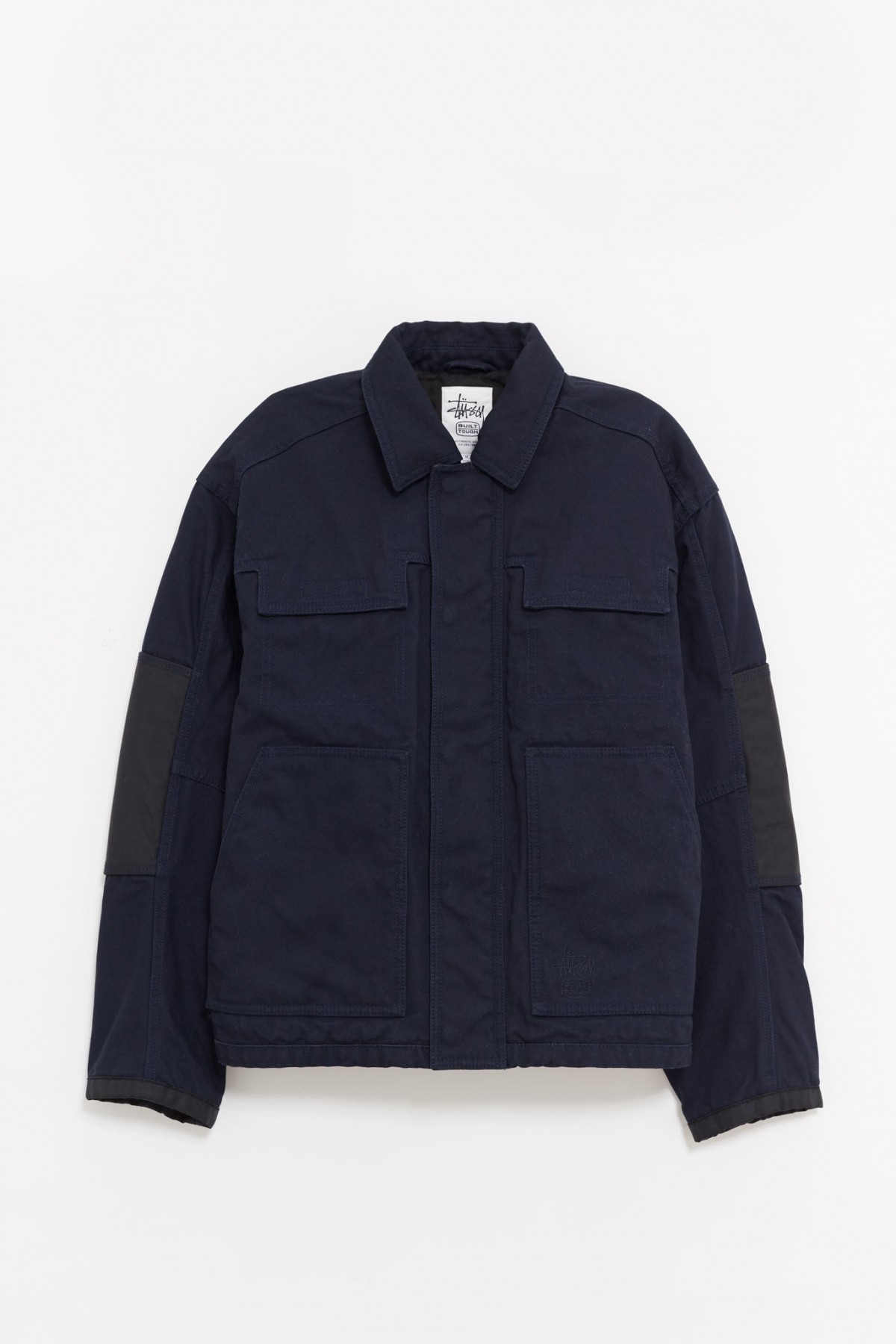 STUSSY NAVY WORKGEAR JACKET IAMNUE