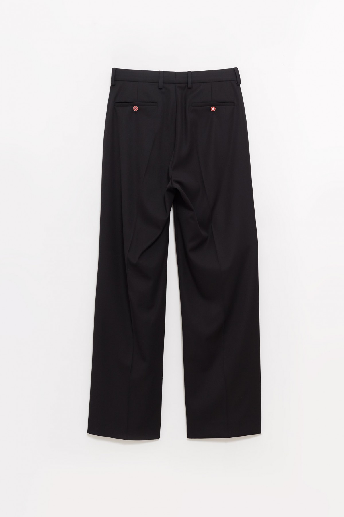 CASABLANCA BLACK PLEAT TROUSER IAMNUE