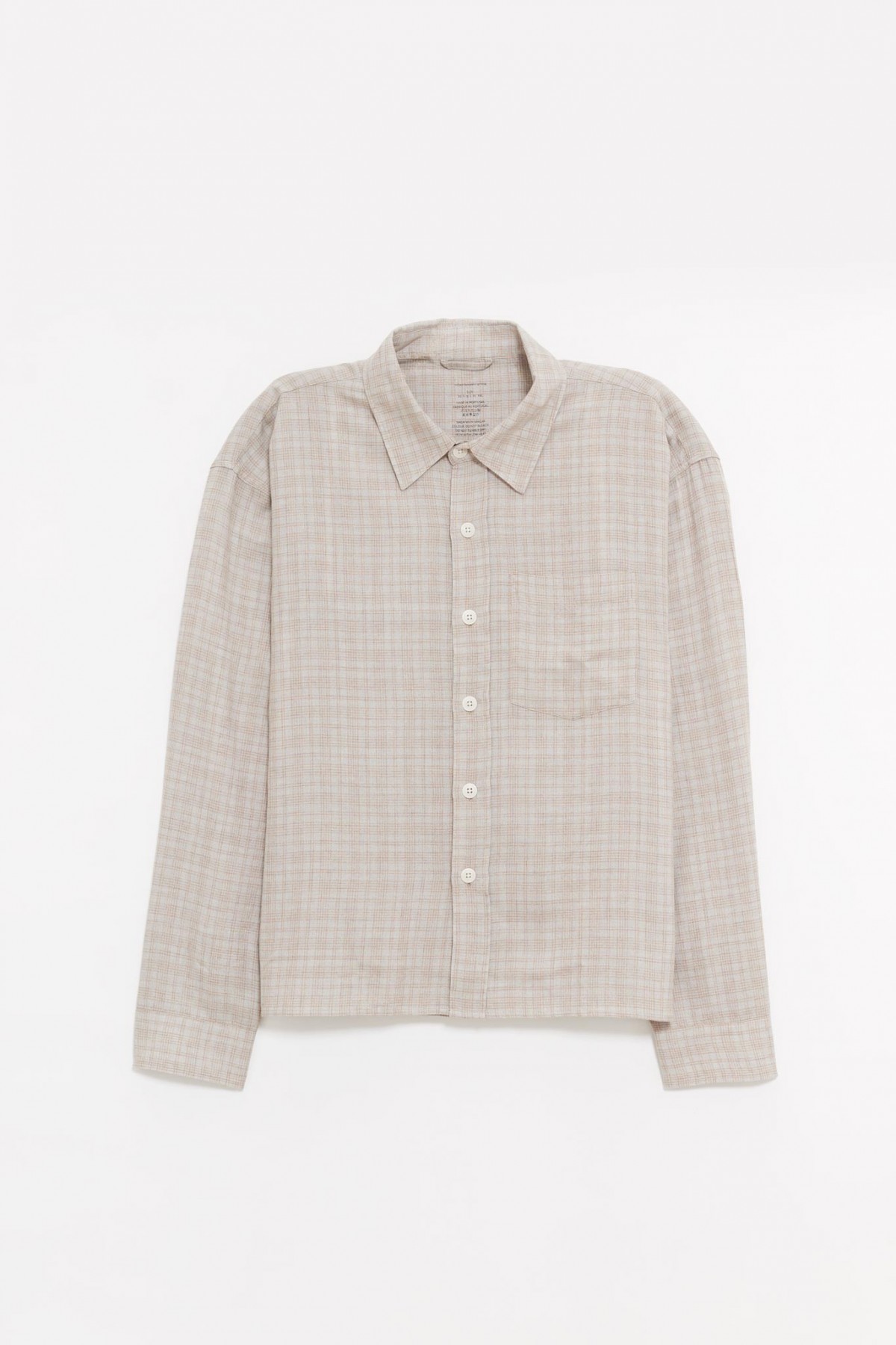 MFPEN SEPIA CHECK PRIORITY SHIRT IAMNUE