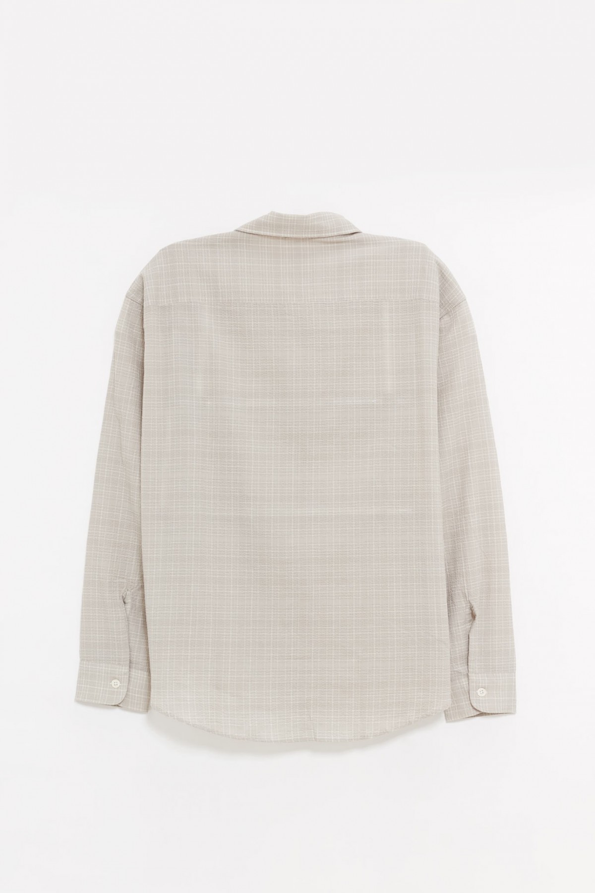 MFPEN CHALK SEERSUCKER VACATION SHIRT IAMNUE