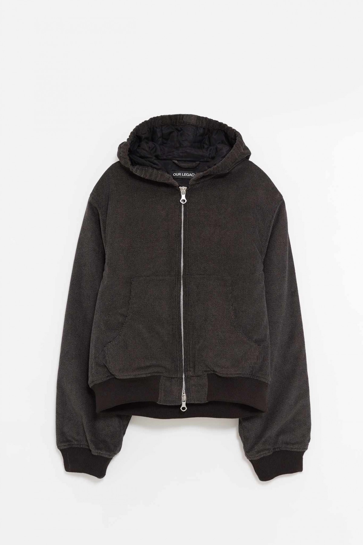 OUR LEGACY DARK BROWN BANK JACKET IAMNUE