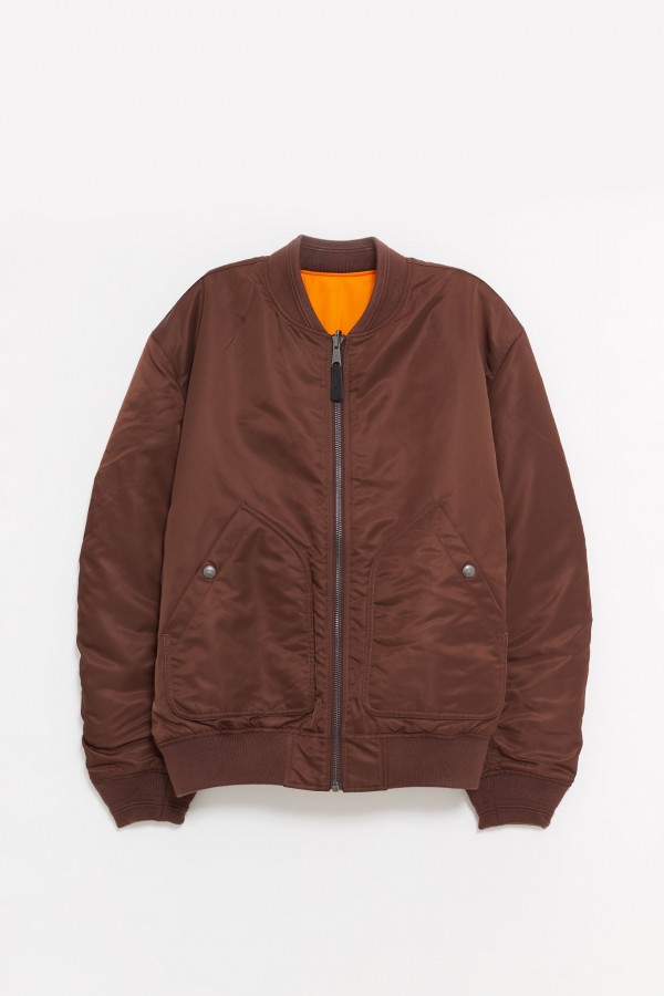 DIESEL BROWN J-HELD BOMBER JACKET IAMNUE