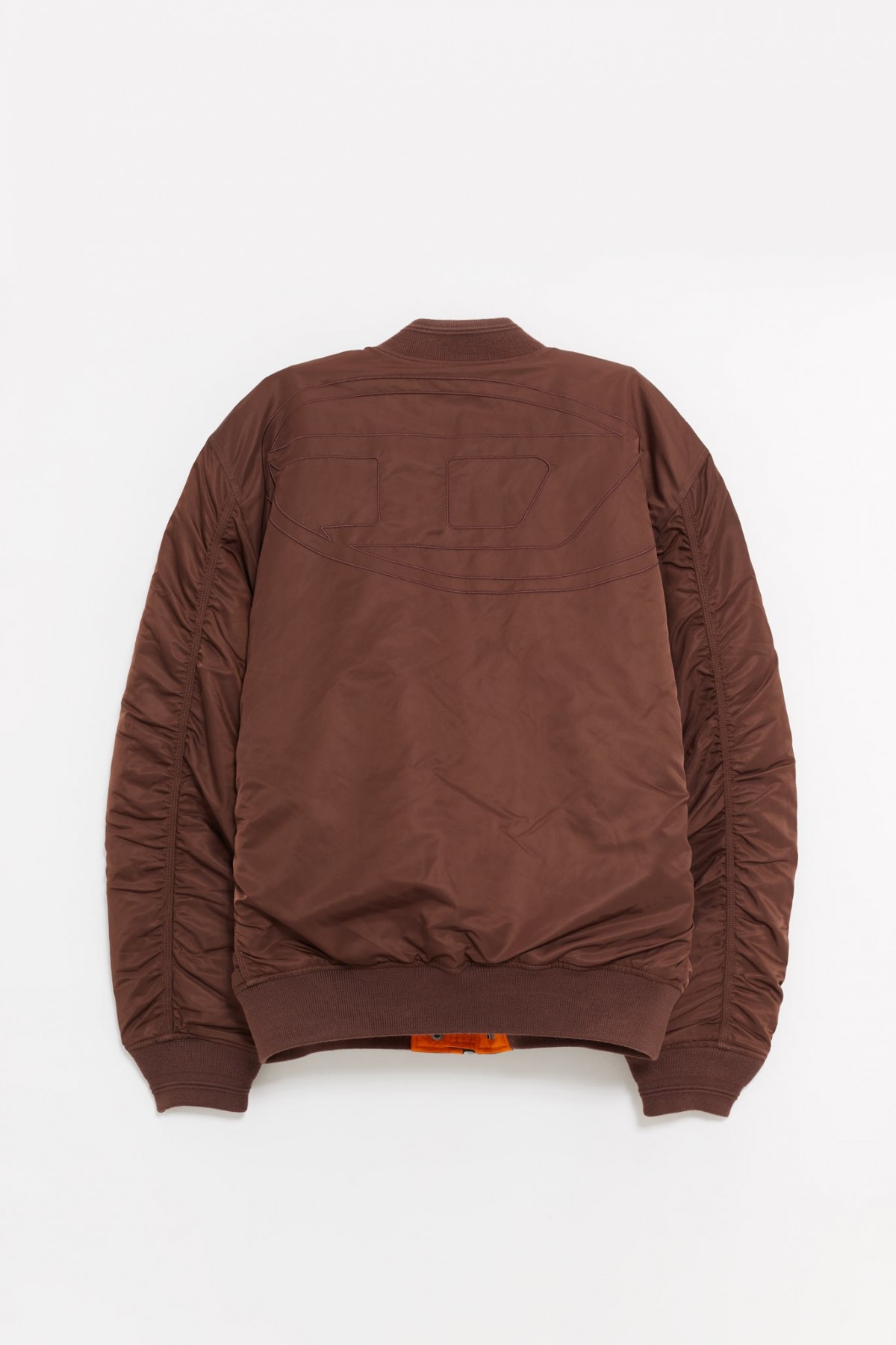 DIESEL BROWN J-HELD BOMBER JACKET IAMNUE