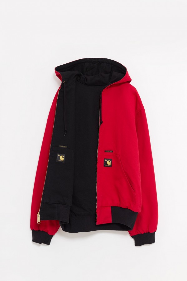 CARHARTT WIP BLACK USA RED OG ACTIVE 50TH ANIVERSARY JACKET IAMNUE