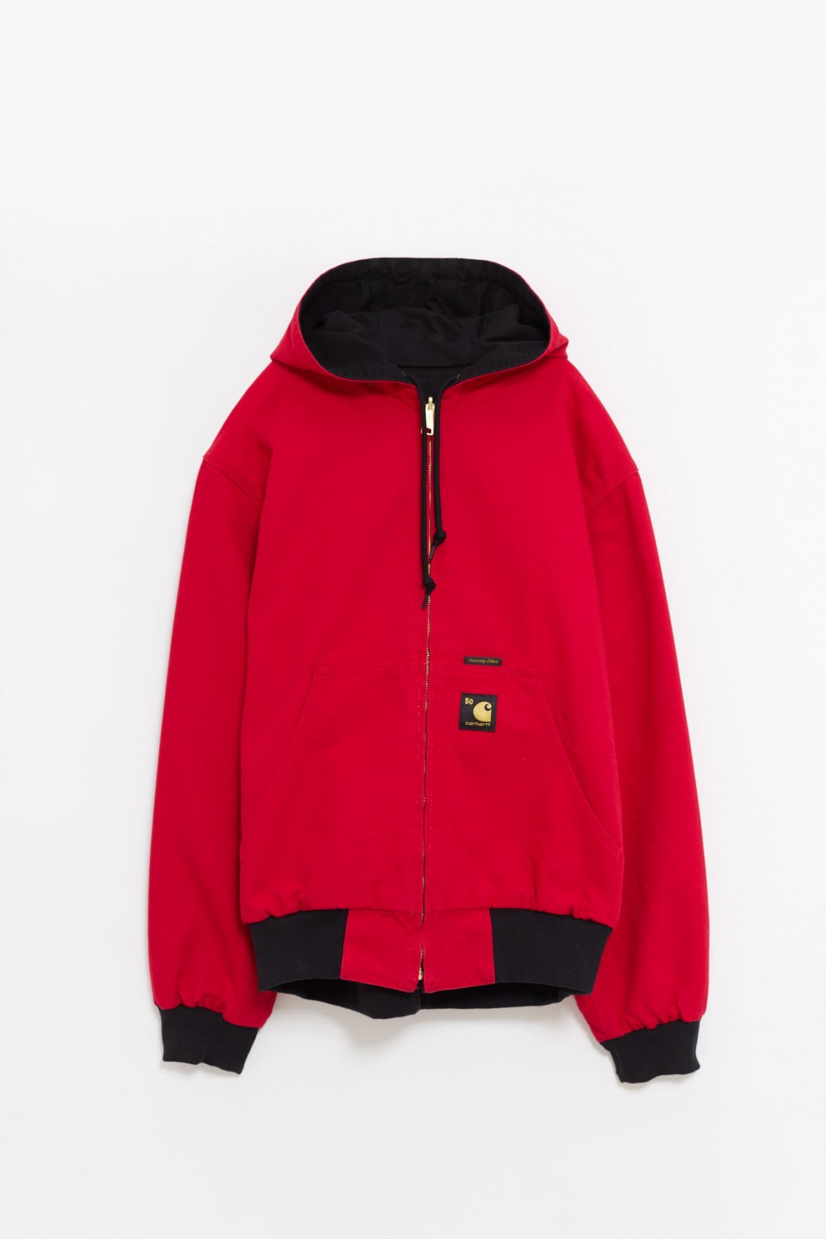 CARHARTT WIP BLACK USA RED OG ACTIVE 50TH ANIVERSARY JACKET IAMNUE