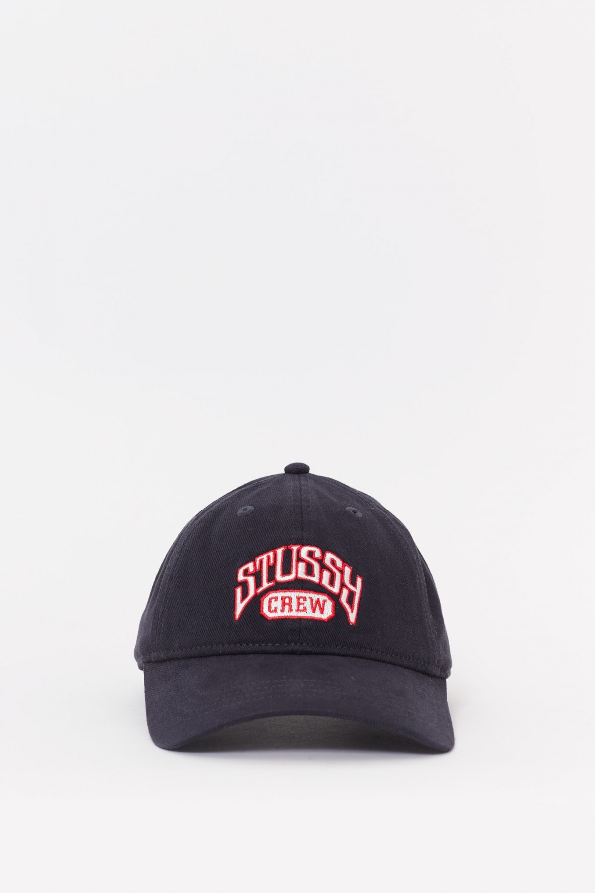STUSSY NAVY LP CREW STRAPBACK CAP IAMNUE