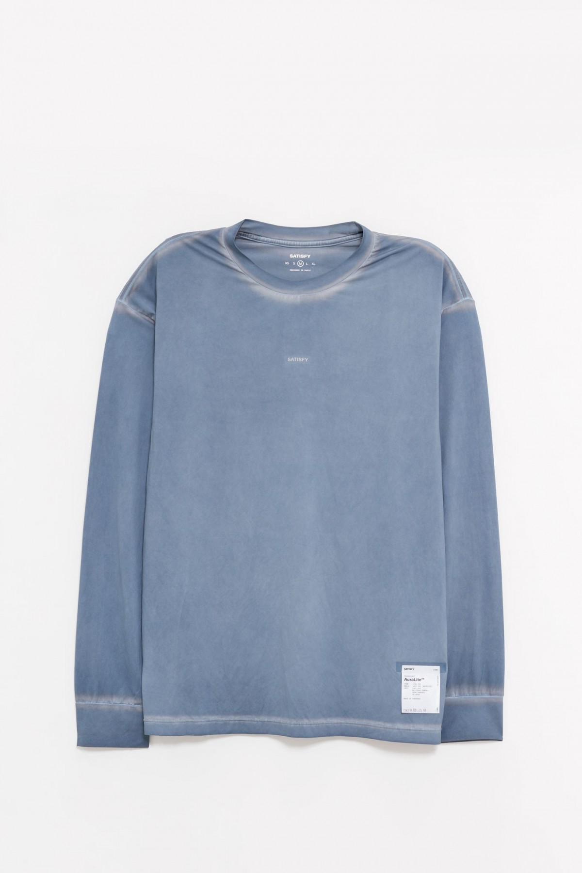 SATISFY PIGMENT SLATE AURALITE LS T-SHIRT IAMNUE