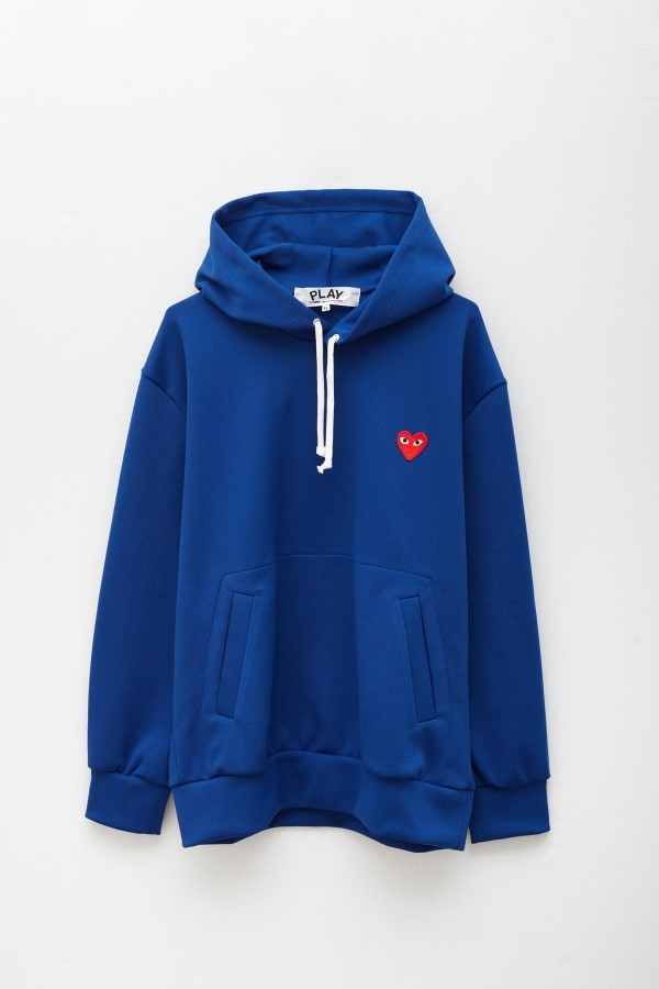 COMME DES GARCONS PLAY NAVY SWEATSHIRT IAMNUE