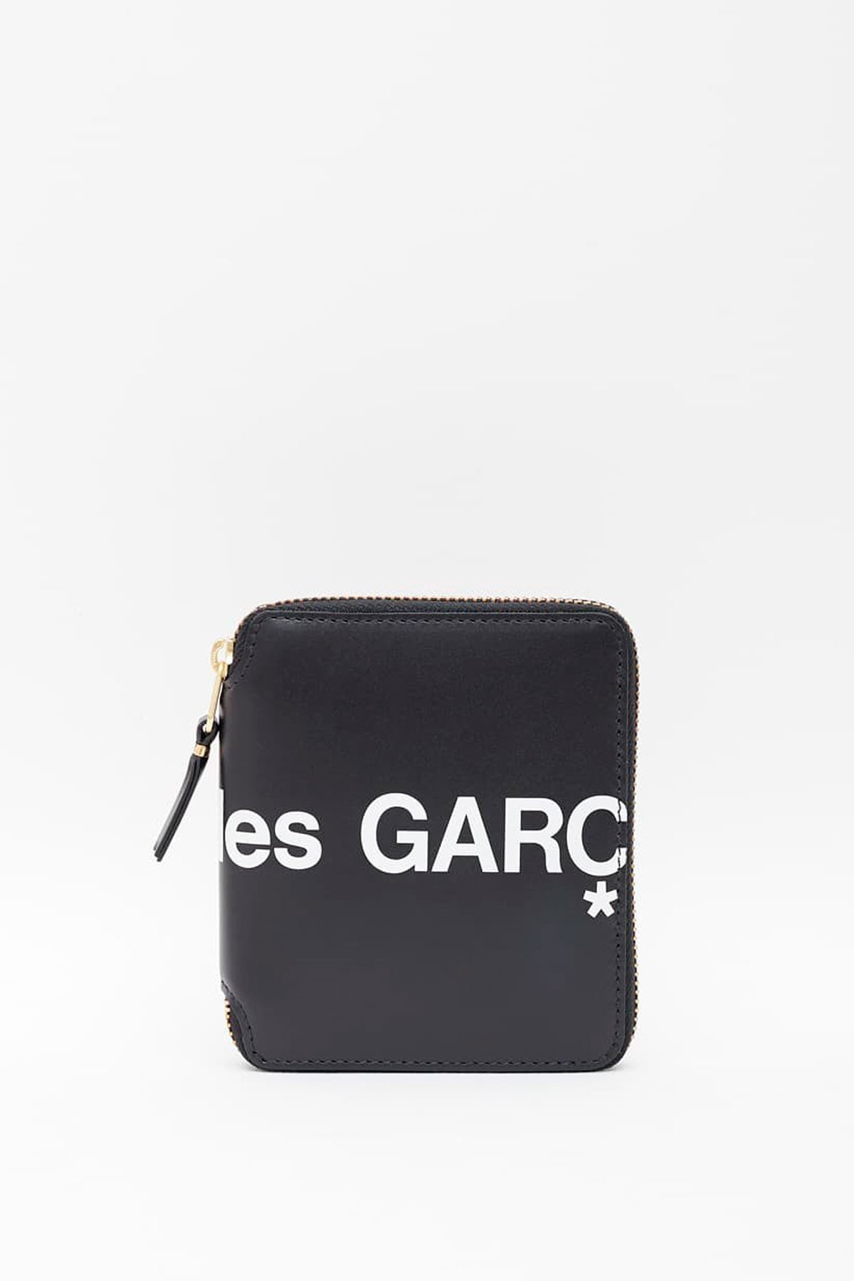 COMME DES GARCONS BLACK HUGE LOGO WALLET IAMNUE
