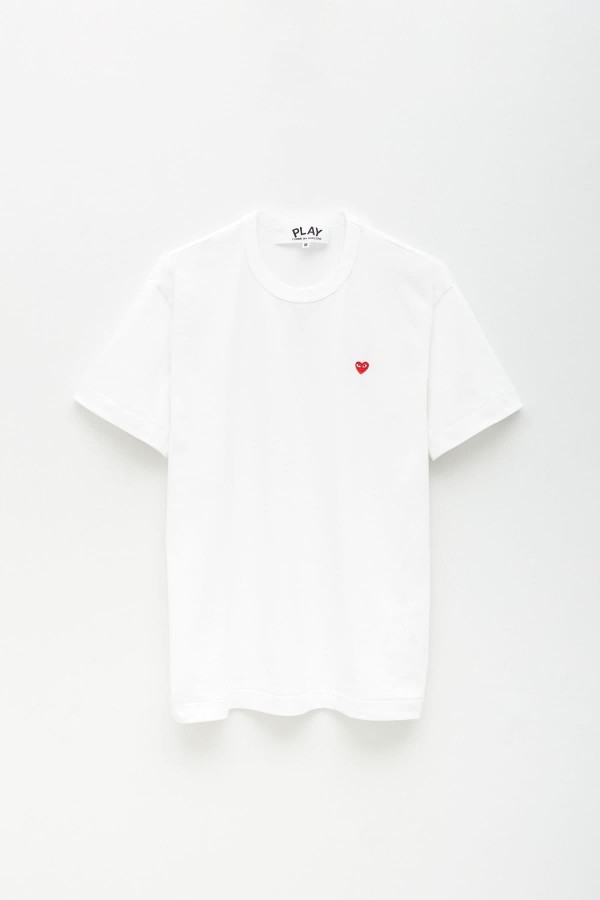 COMME DES GARCONS PLAY WHITE P1T200 T-SHIRT IAMNUE