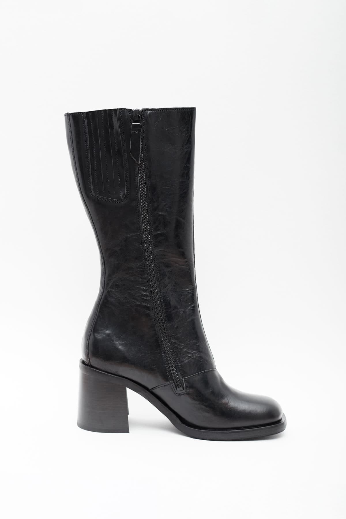 OUR LEGACY BLACK SHAFT BOOTS IAMNUE