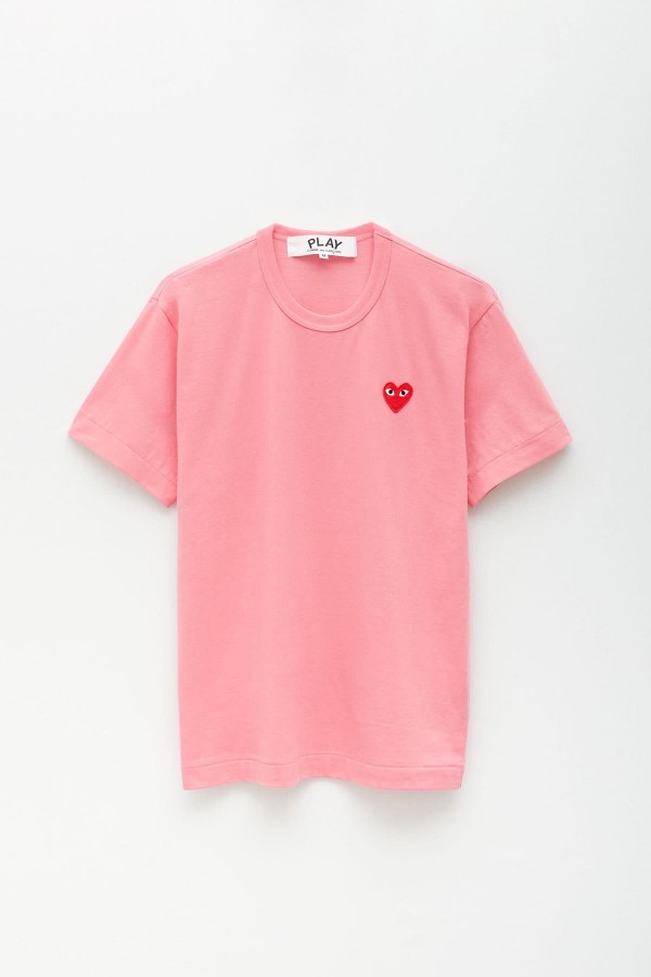 COMME DES GARCONS PLAY PINK T-SHIRT IAMNUE