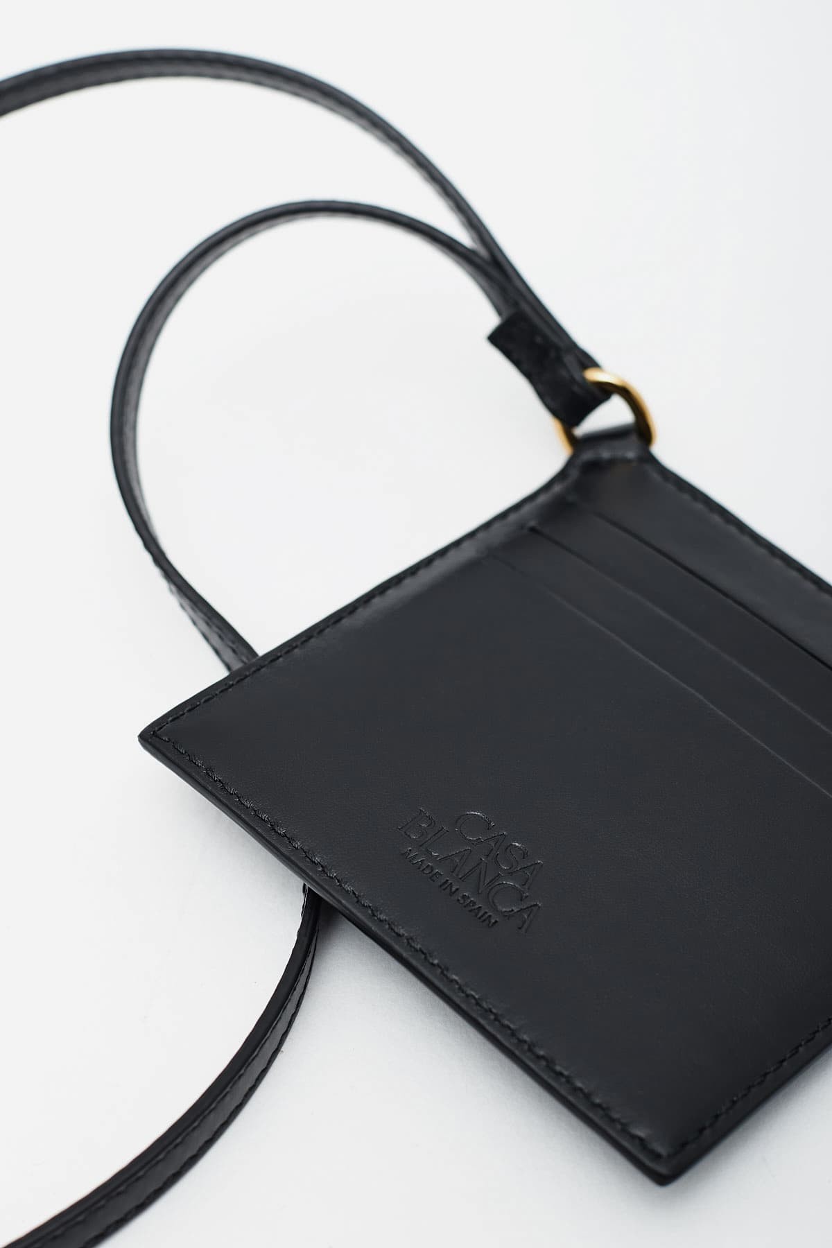 CASABLANCA BLACK CARD HOLDER IAMNUE
