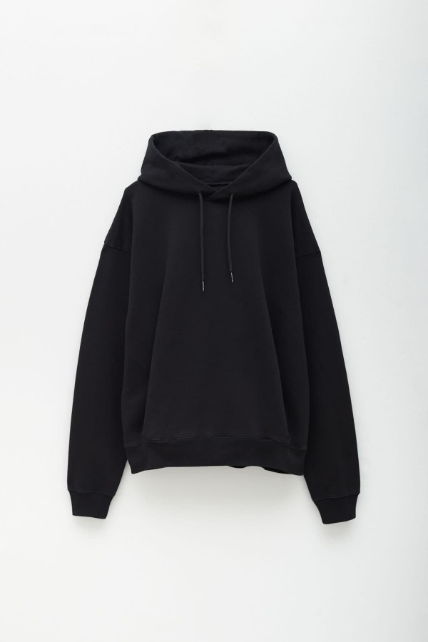 MARTINE ROSE BLACK CLASSIC HOODIE IAMNUE