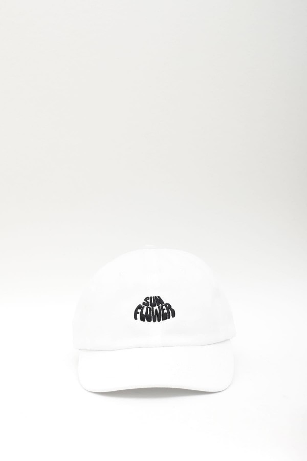 SUNFLOWER WHITE LOGO CAP IAMNUE