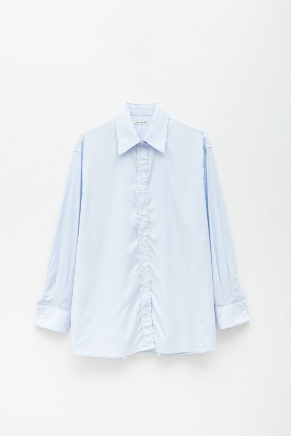 OUR LEGACY BLUE LEND TUXEDO SHIRT IAMNUE