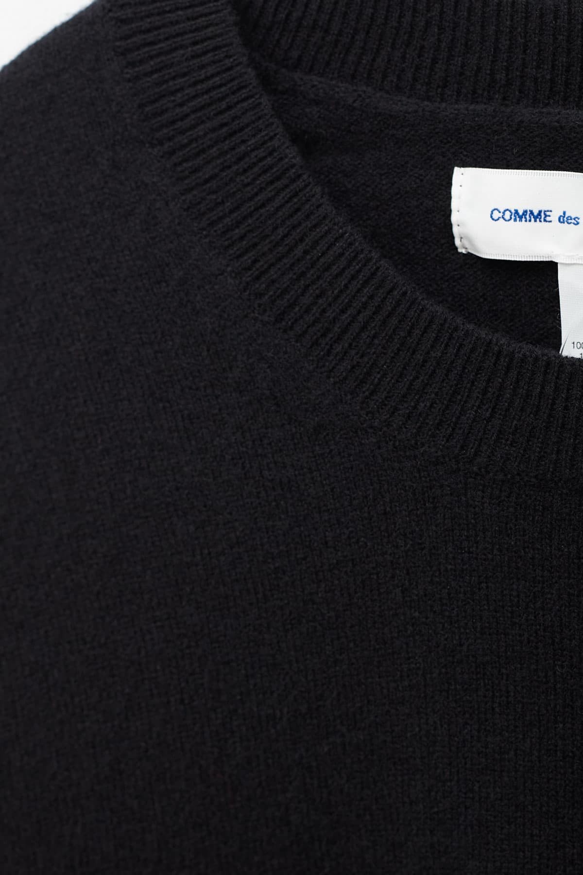 COMME DES GARCONS SHIRT FOREVER BLACK NAVY CREWNECK IAMNUE