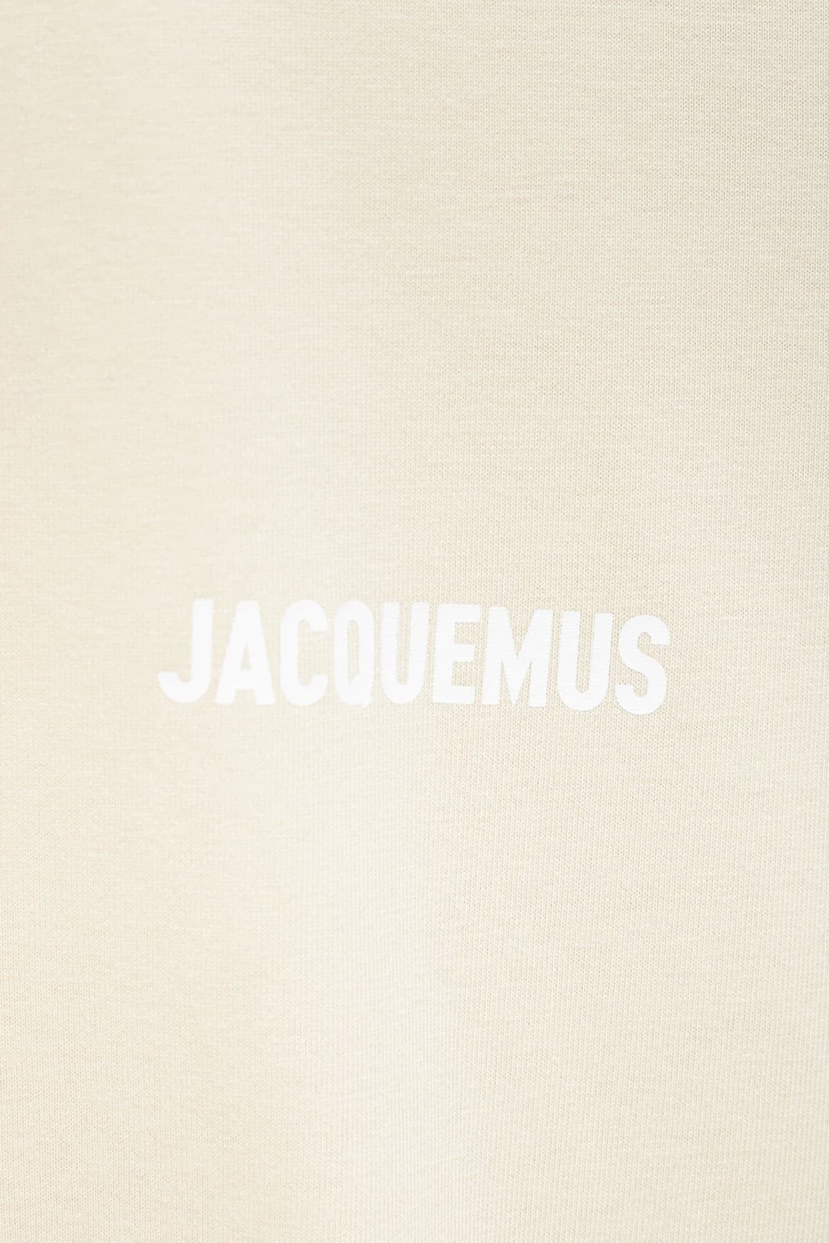 JACQUEMUS BEIGE MINI LOGO LS T-SHIRT IAMNUE