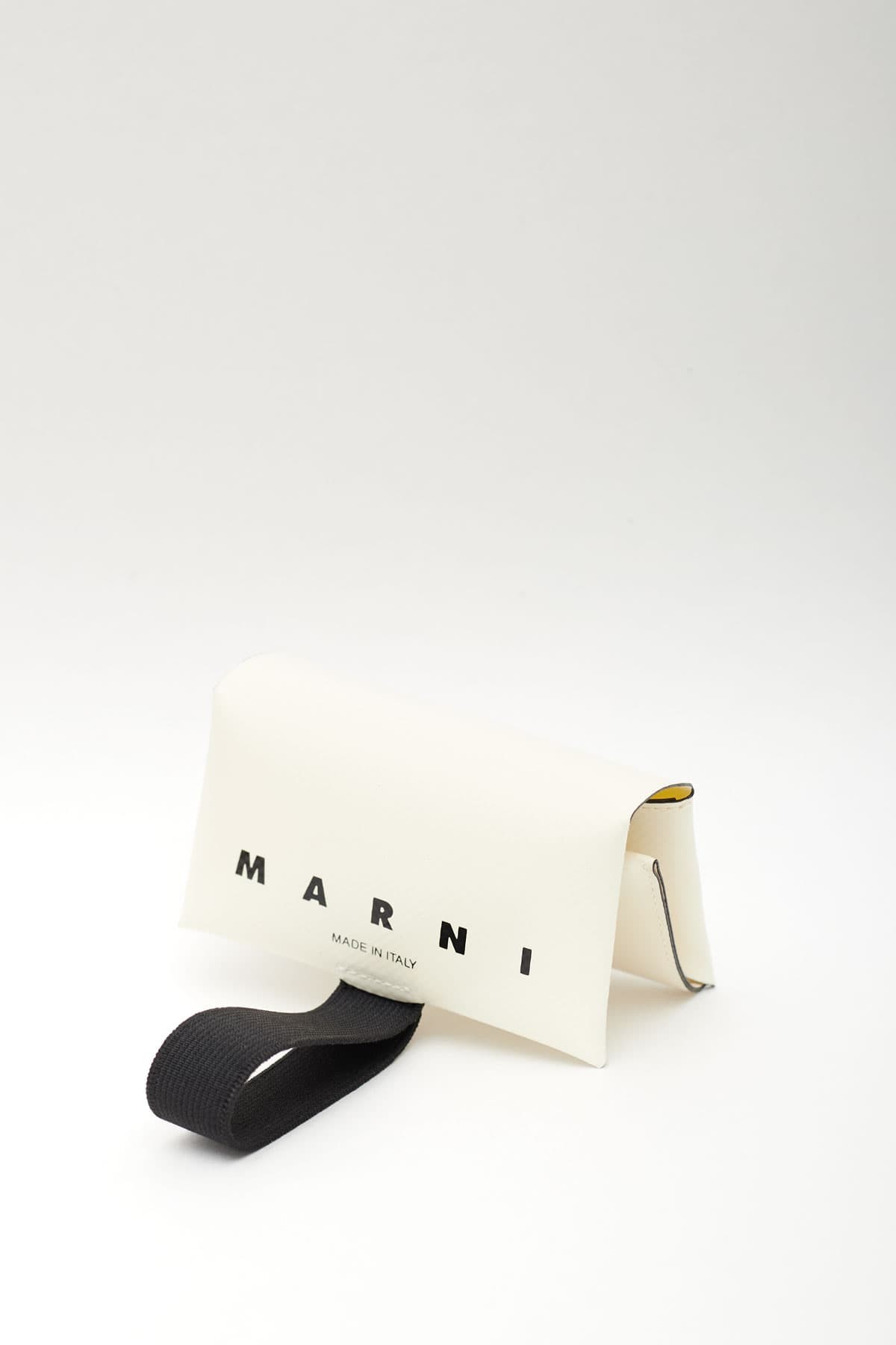 MARNI OFF WHITE PVC ORIGAMI WALLET IAMNUE