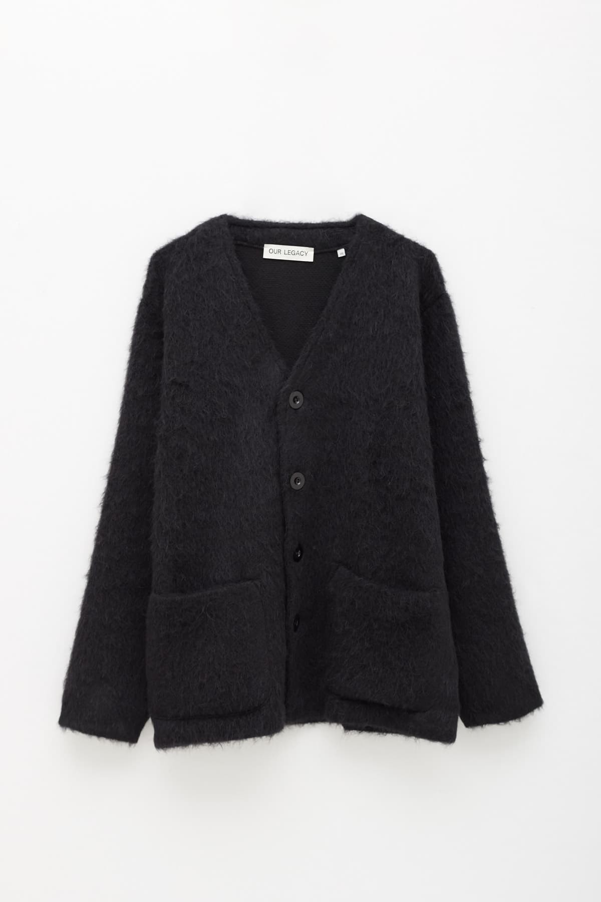 OUR LEGACY 22AW CARDIGAN BLACK MOHAIR 46カラーブラック - カーディガン