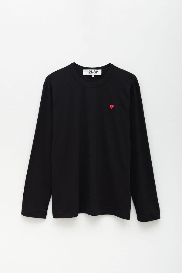 COMME DES GARCONS PLAY BLACK P1T308 LS T-SHIRT IAMNUE