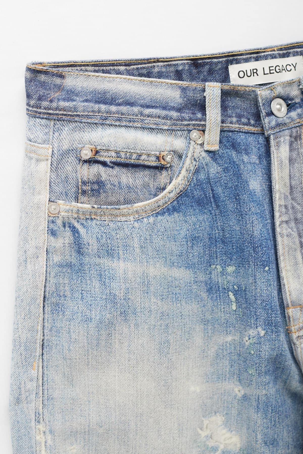 OUR LEGACY DIGITAL DENIM PRINT THIRD CUT TROUSER IAMNUE