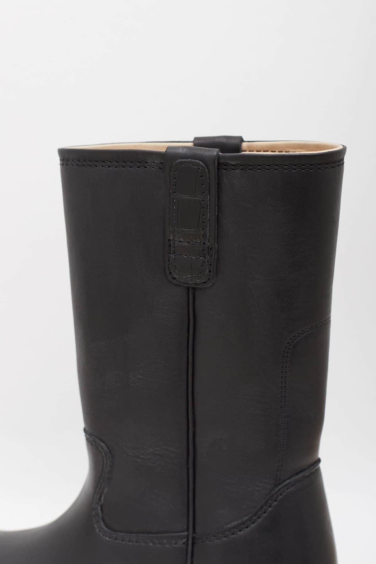 OUR LEGACY BLACK FLAT TOE BOOTS IAMNUE