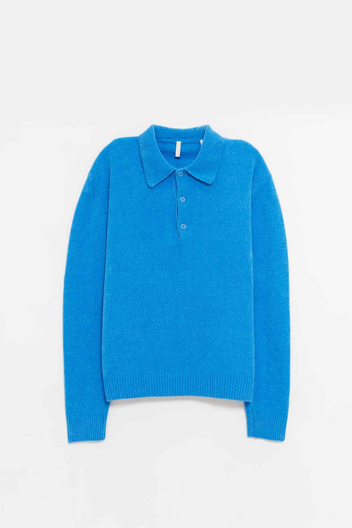 SUNFLOWER BLUE CHENILE POLO IAMNUE