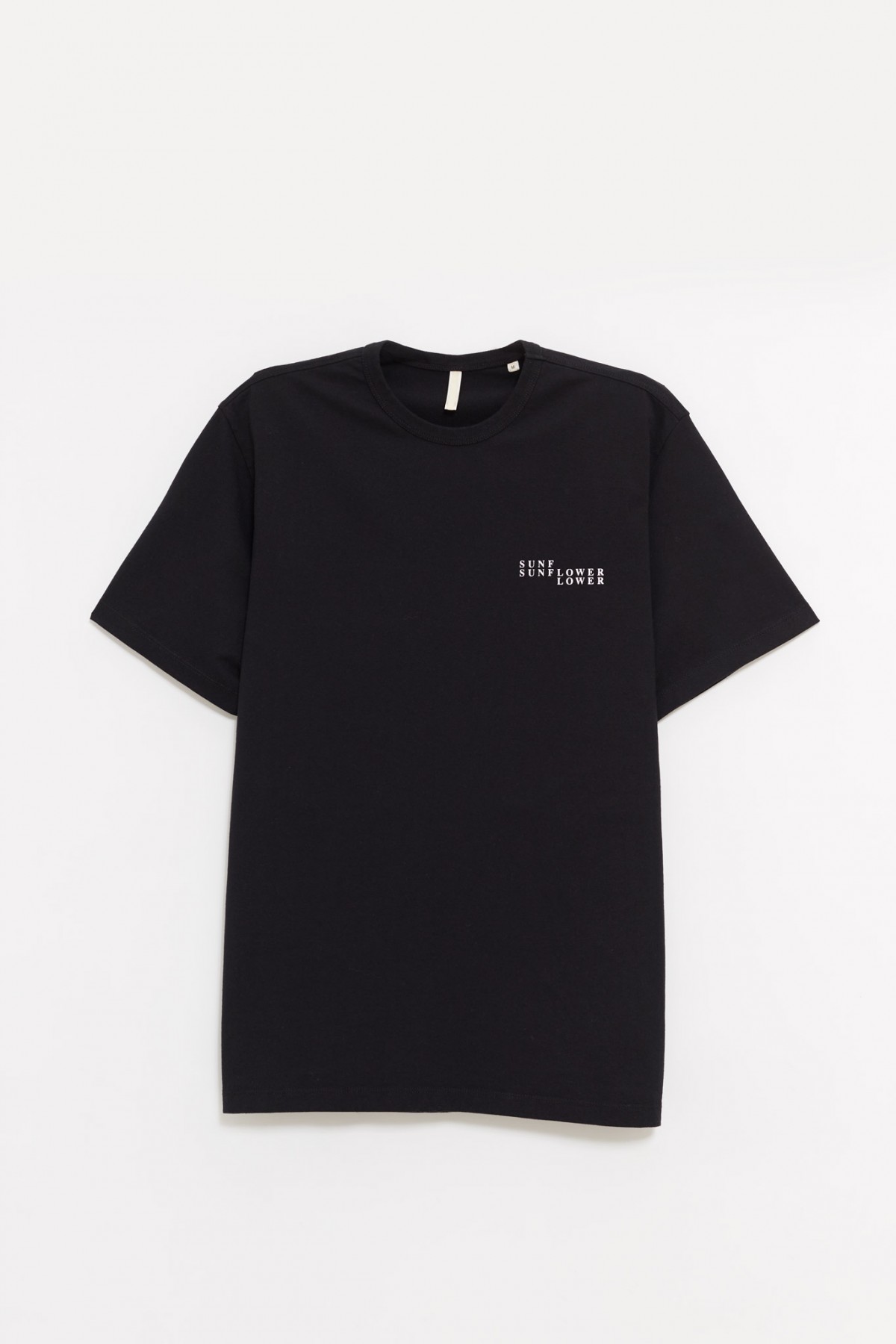 SUNFLOWER BLACK LOGO T-SHIRT IAMNUE