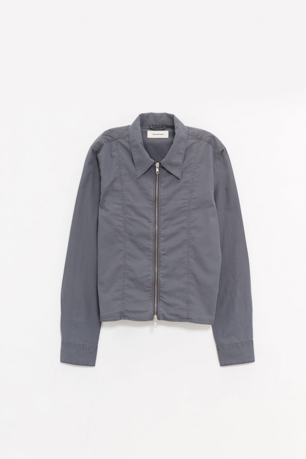 MFPEN WASHED GRAPHITE READERS ZIP SHIRT IAMNUE