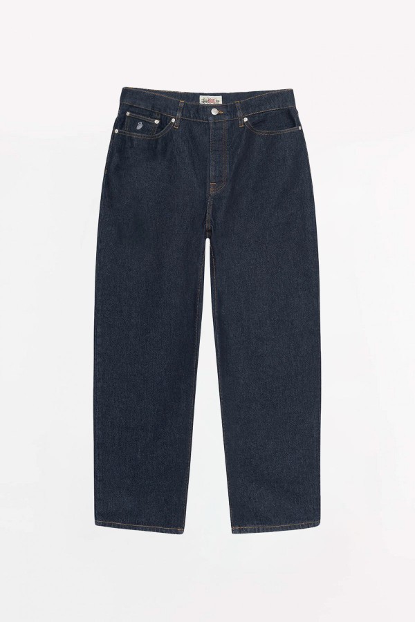 STUSSY RINSED INDIGO BIG OL JEAN DENIM IAMNUE