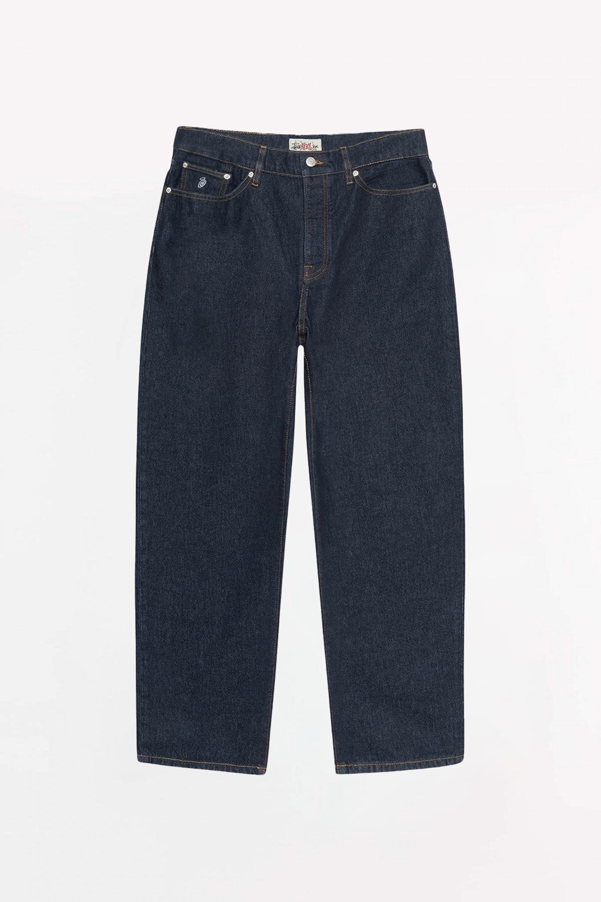 STUSSY RINSED INDIGO BIG OL JEAN DENIM IAMNUE