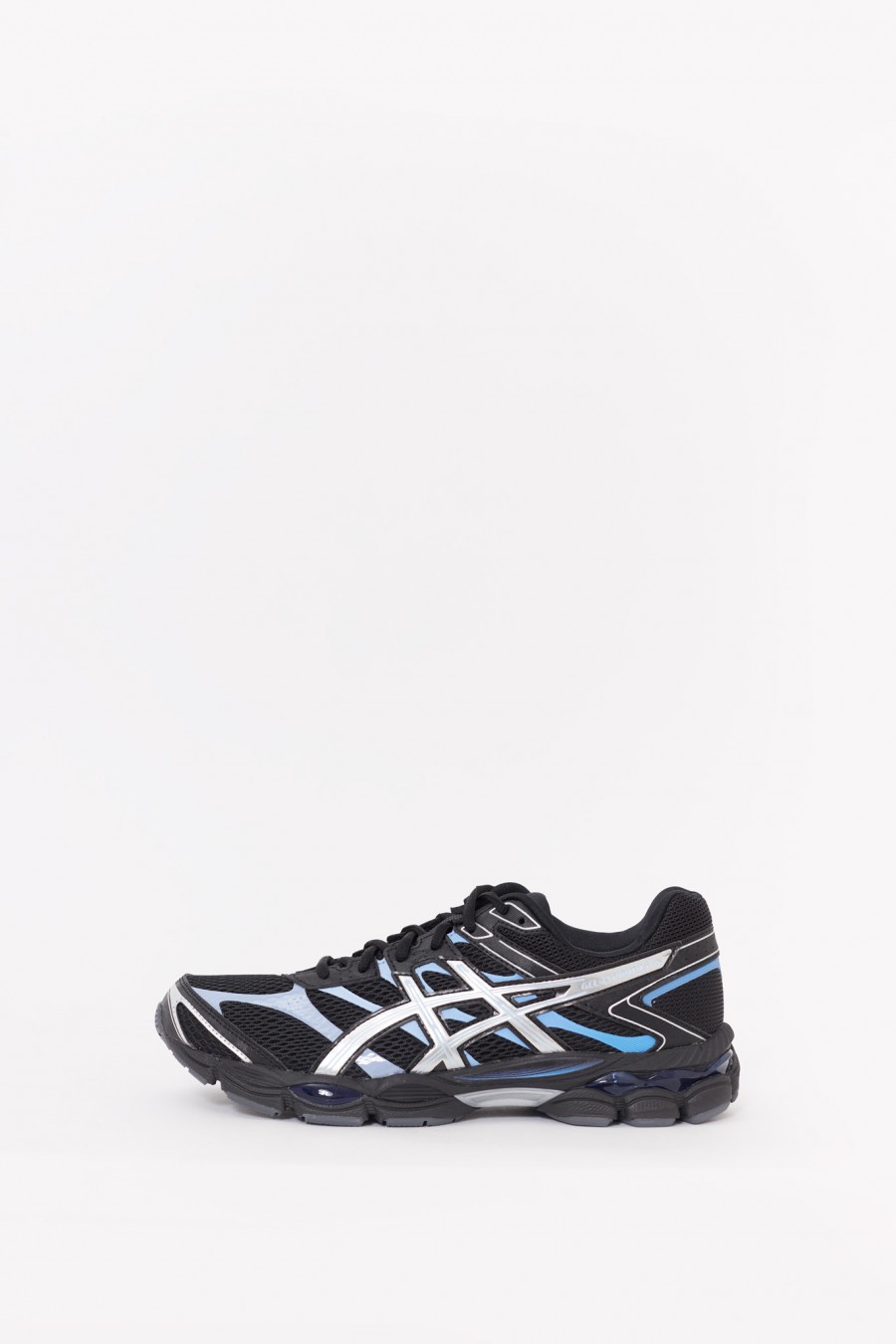 ASICS BLACK PURE SILVER GEL CUMULUS 16 SNEAKERS IAMNUE