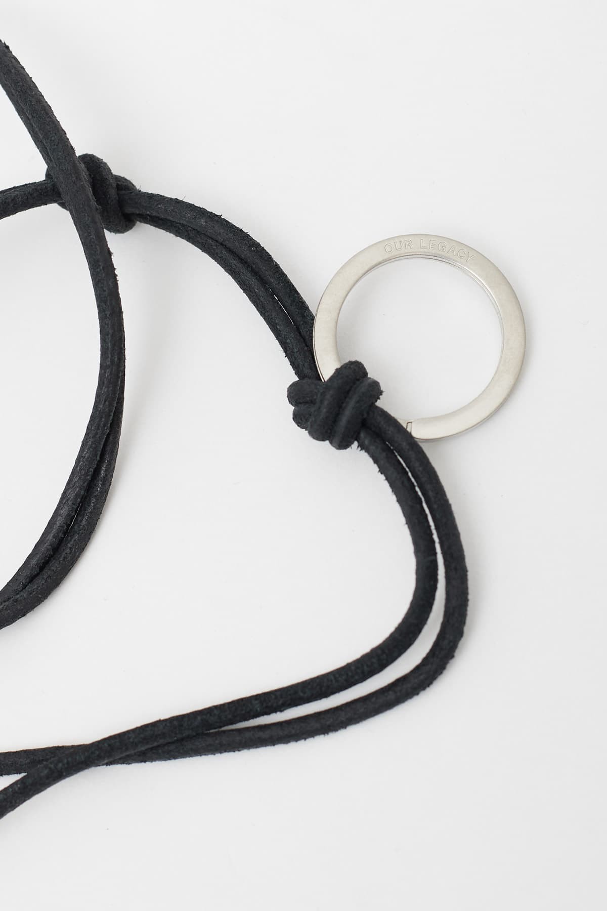 OUR LEGACY BLACK LADON LEATHER NECKLACE | IAMNUE