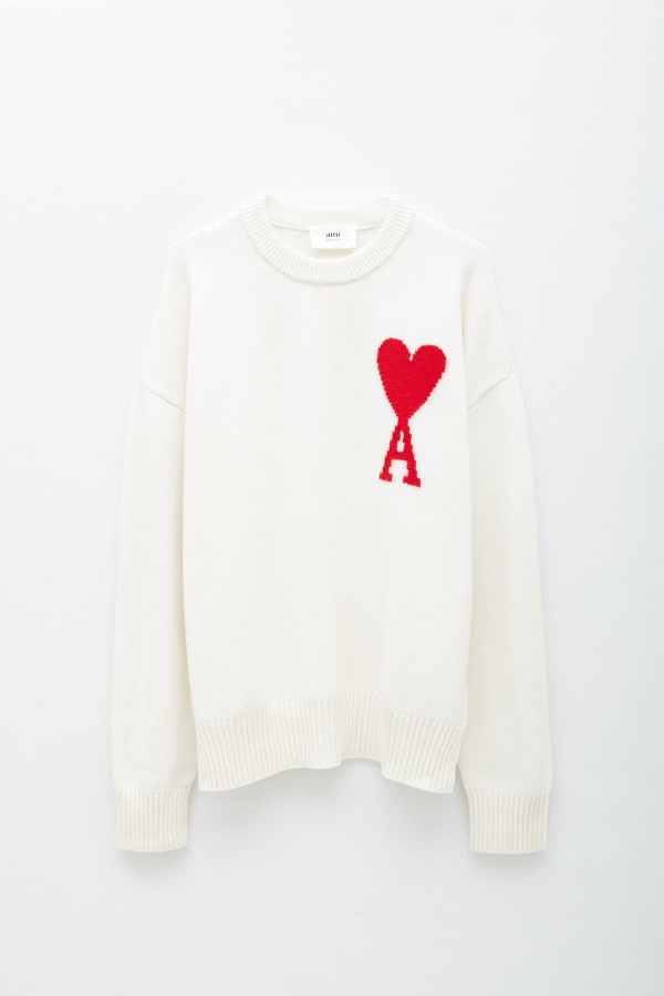 off white ami de cœur sweater