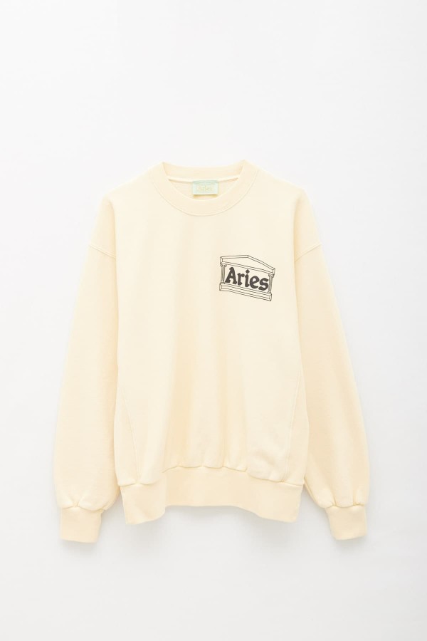 ARIES Premium Temple Sweatshirt - Cream