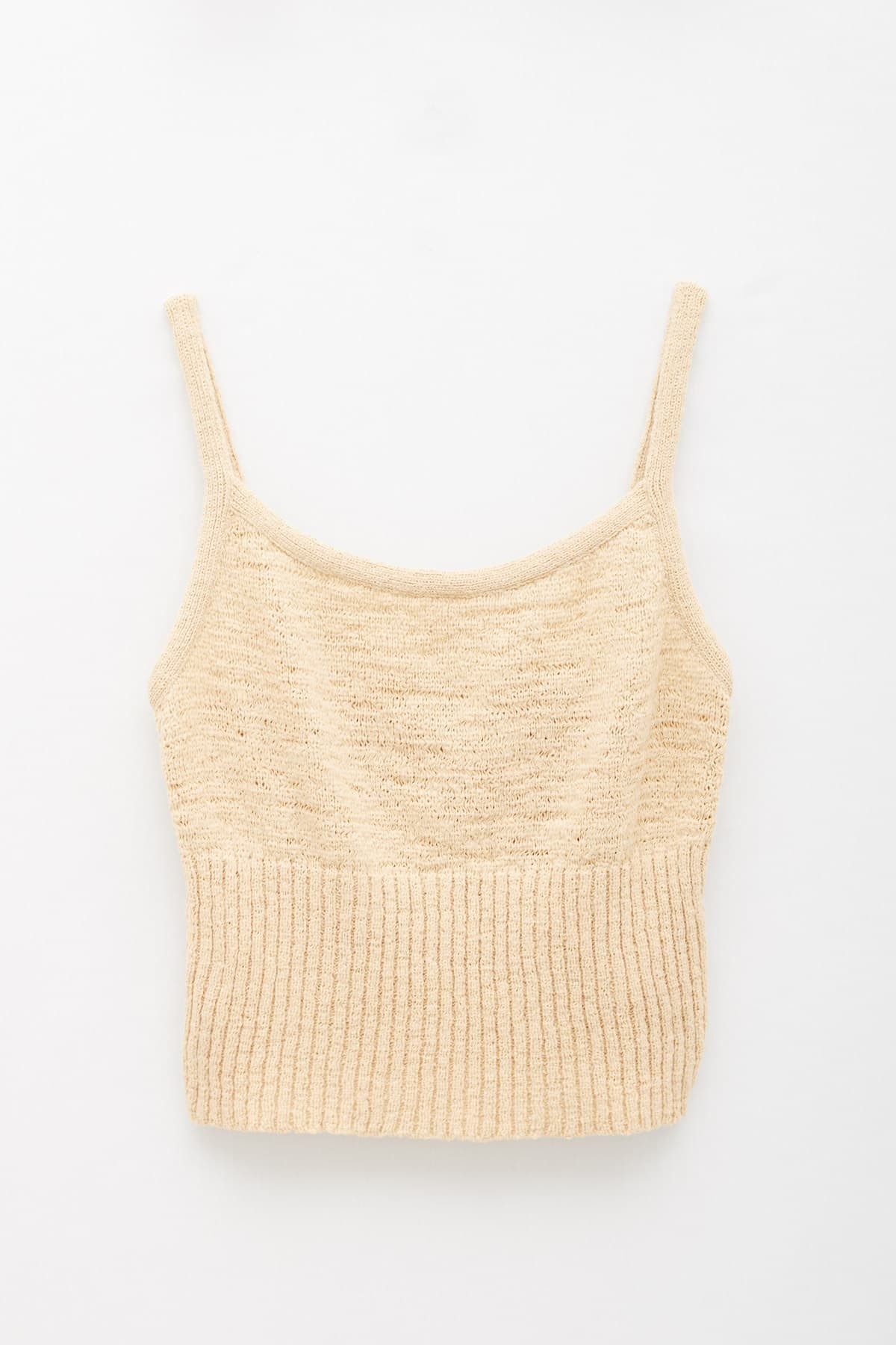 OUR LEGACY BEIGE FAUX CORD PEYOTE TOP IAMNUE