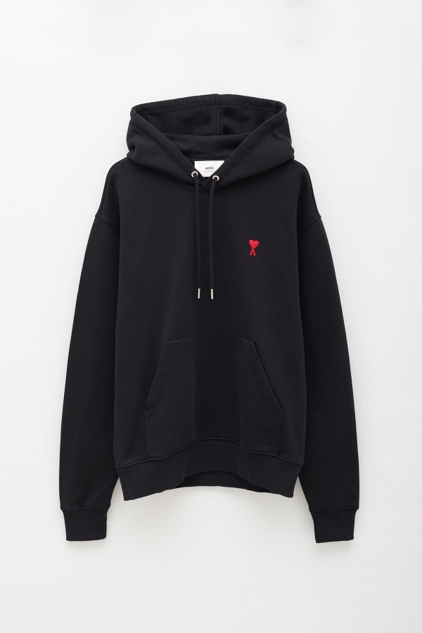 Ami black hoodie hotsell