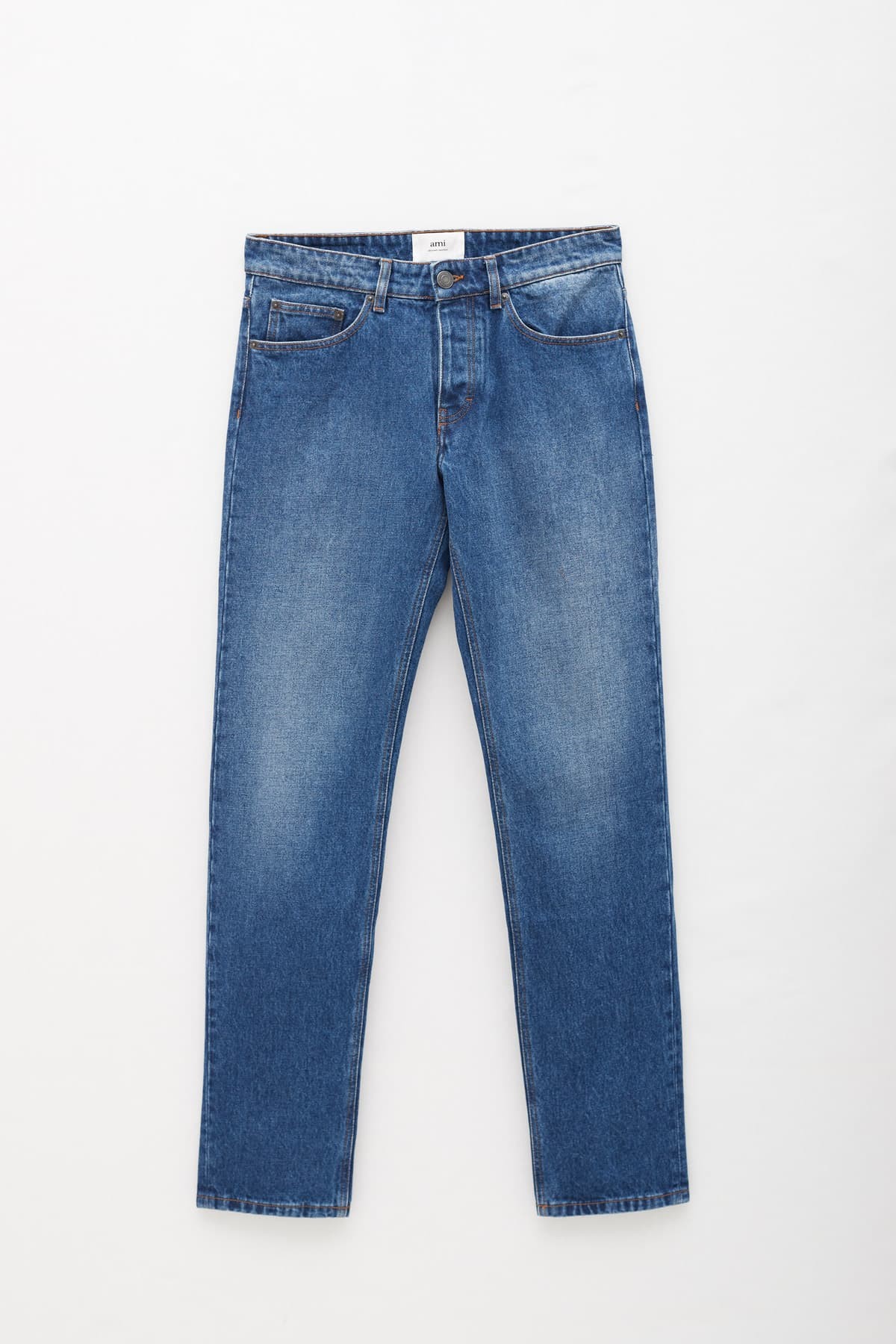 AMI USED BLUE CLASSIC FIT JEANS | IAMNUE