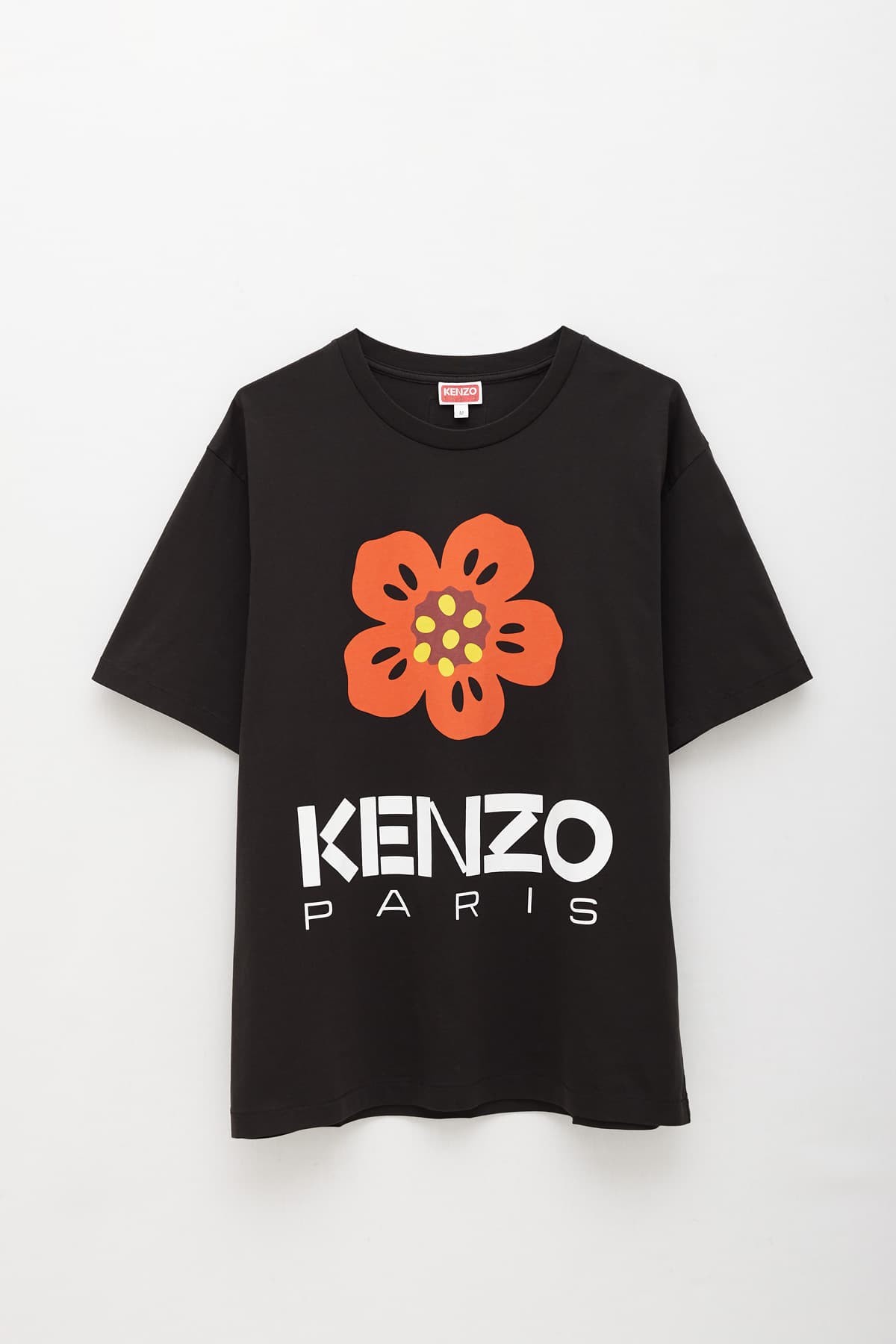 KENZO BLACK BOKE FLOWER T-SHIRT IAMNUE