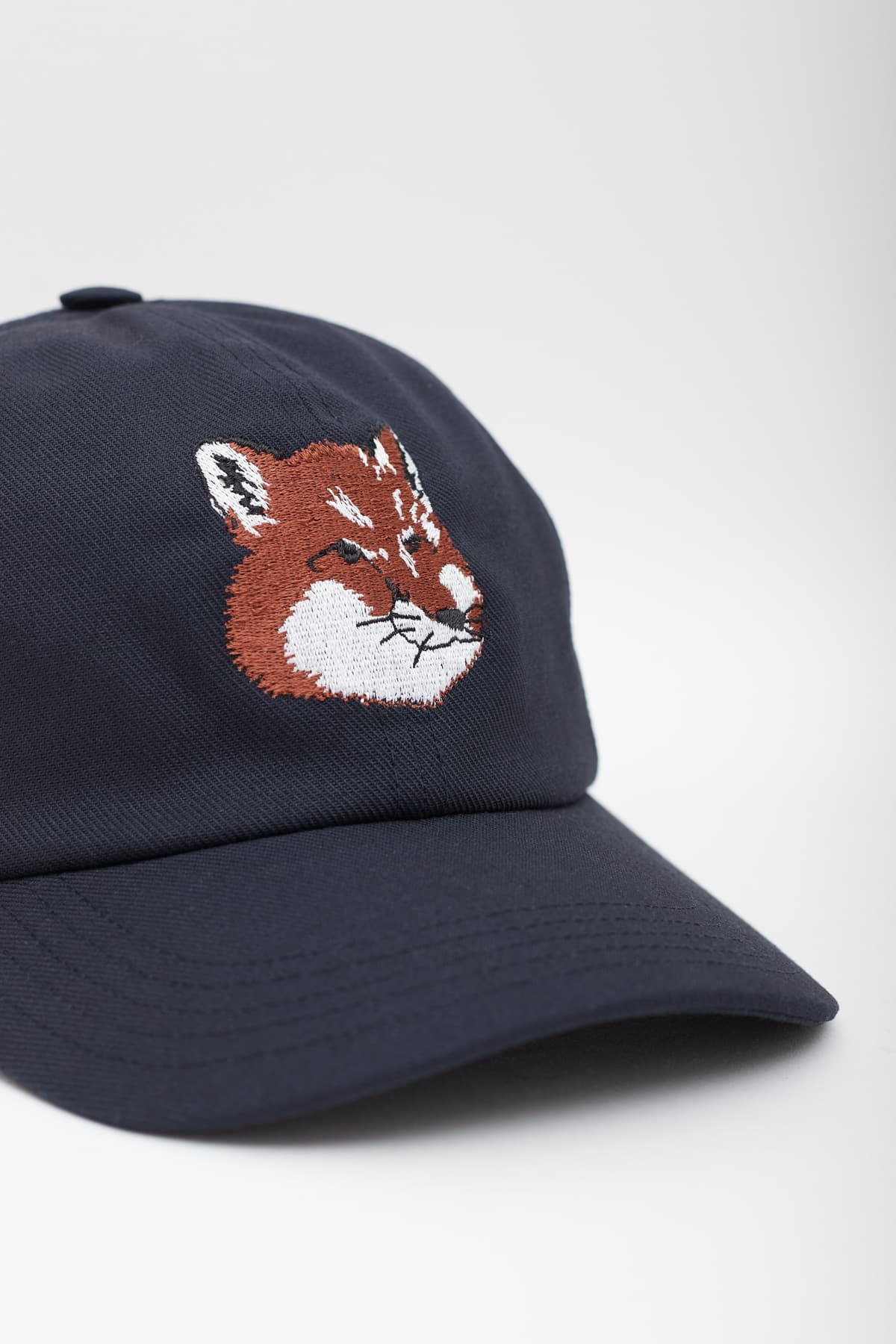 ワンピなど最旬ア！ CAP KITSUNE メゾンキツネMAISON FOX ネイビー