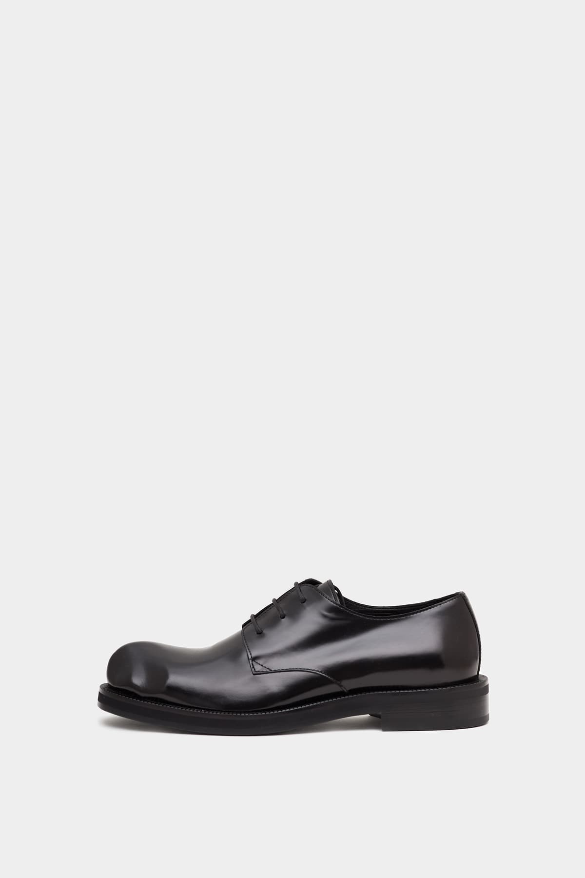 ACNE STUDIOS BLACK LEATHER DERBY SHOES IAMNUE